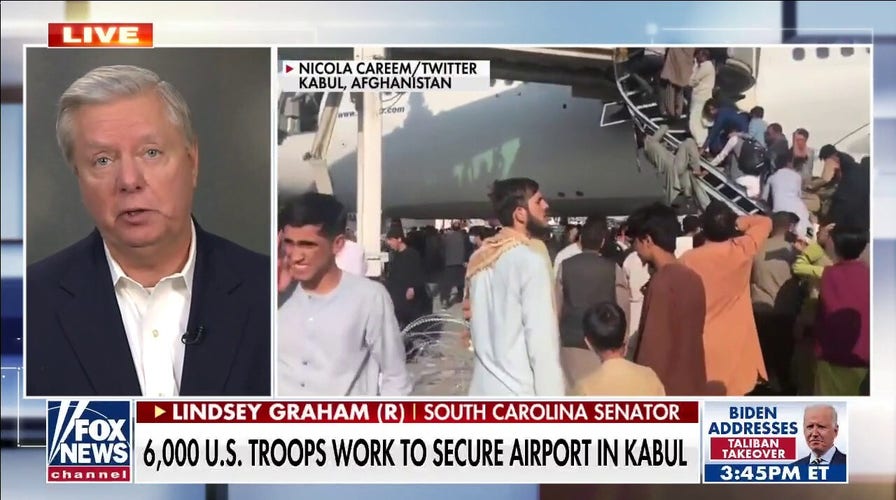 Lindsey Graham: Trump would not have withdrawn from Afghanistan if chaos was going to result 