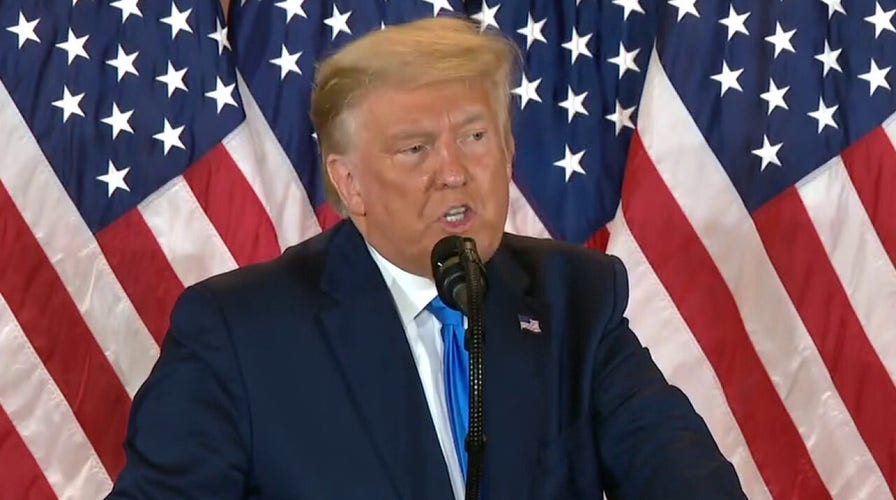 Trump claims 'we did win this election' in White House remarks