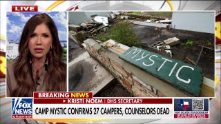 Kristi Noem mourns 'devastating' loss of life in Texas flooding