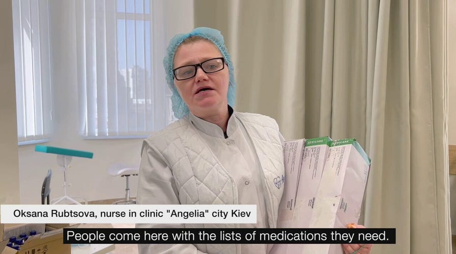 Ukrainian nurse receives donations from International Ukrainian Crisis Fund