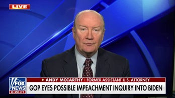 GOP ‘clearly have a basis’ for impeachment inquiry: Andy McCarthy