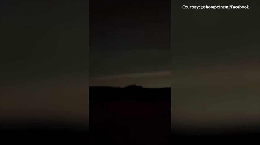Cellphone video shows potential drone sighting above Shore Points, New Jersey