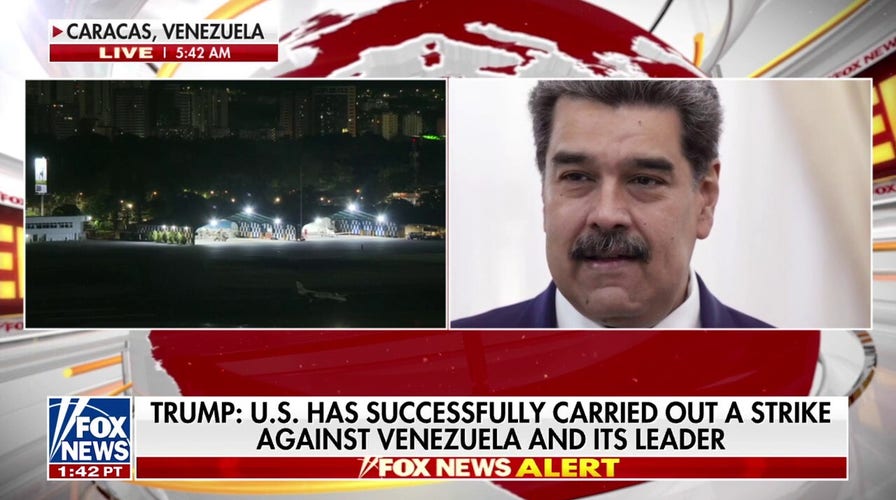 Maduro, wife captured by US in 'large-scale' strike on Venezuela