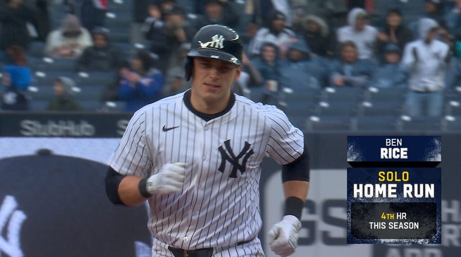 Ben Rice smacks solo home run, extending Yankees' lead over Giants
