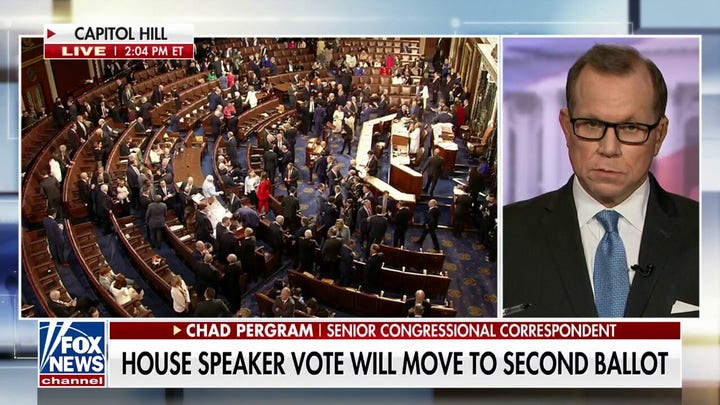 Speaker of the House vote moves to second ballot