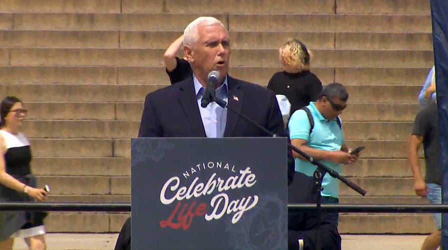 WATCH LIVE: Pence delivers remarks at National Celebration of Life Rally