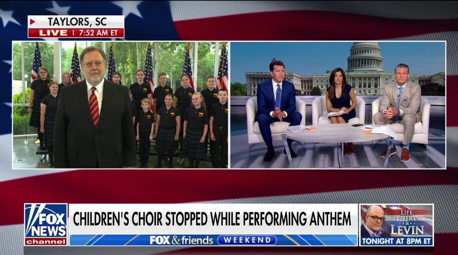 Children's choir stopped from performing national anthem at Capitol building
