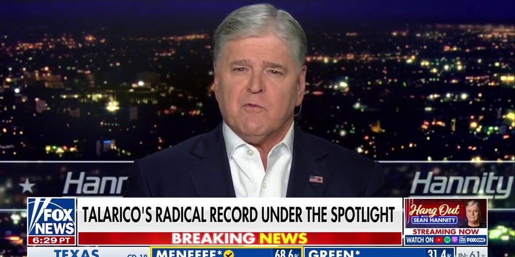 Sean Hannity: The list of Talarico’s ‘crazy beliefs’ goes on and on