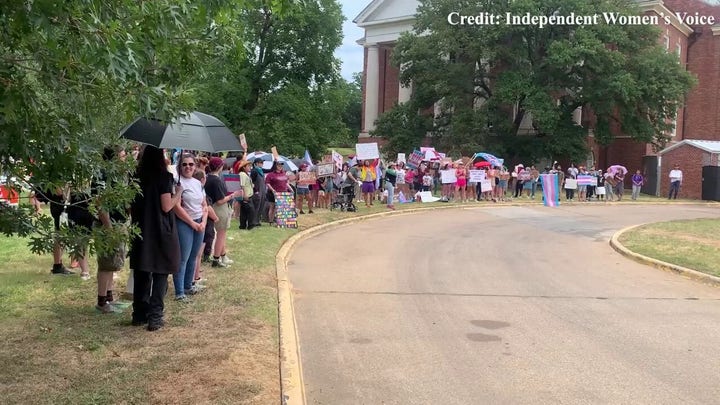 Protests erupt at ‘Save Women’s Sports Act’ ceremonial signing in Texas