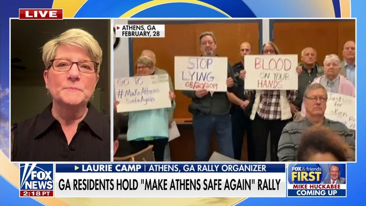 Georgia community responds to Laken Riley's death with 'Make Athens Safe Again' rally