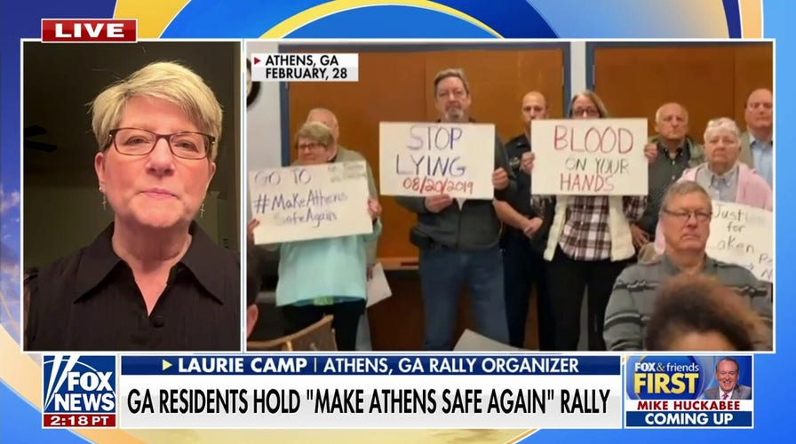 Georgia community responds to Laken Riley's death with 'Make Athens Safe Again' rally