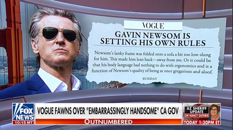 'Outnumbered' panel blasts Vogue's gushing profile of CA Gov Newsom