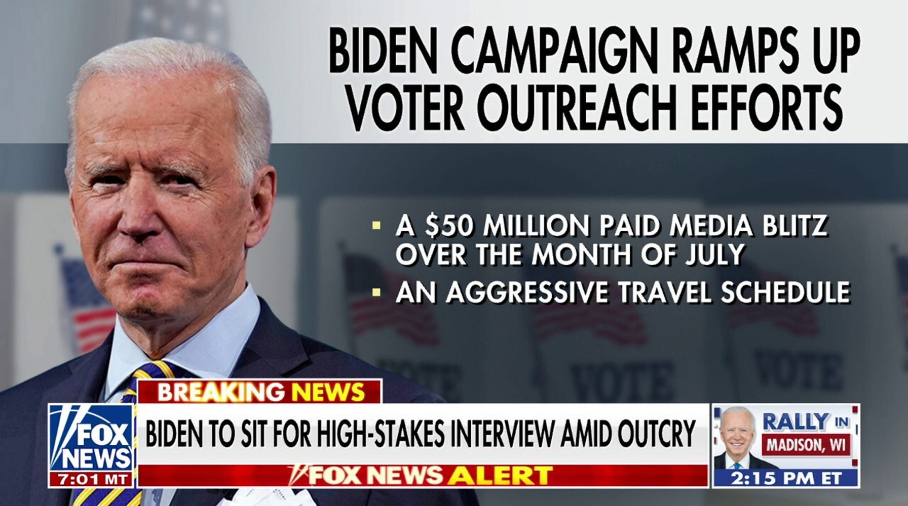 Biden Campaign Pressures Press Amid 'Succession Plan' Rumors