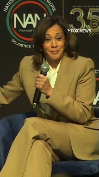 WATCH: Kamala Harris introduces ‘mob boss’ accent to attack Trump