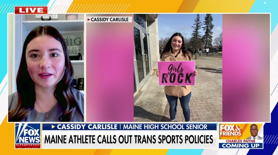 Maine high school student calls out trans athlete policies: 'It's okay to speak up'