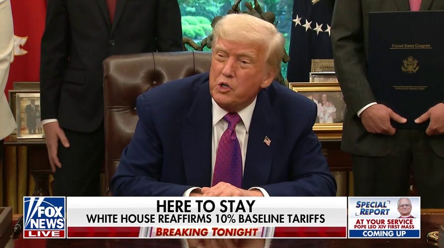 President Trump affirms 10% baseline tariffs