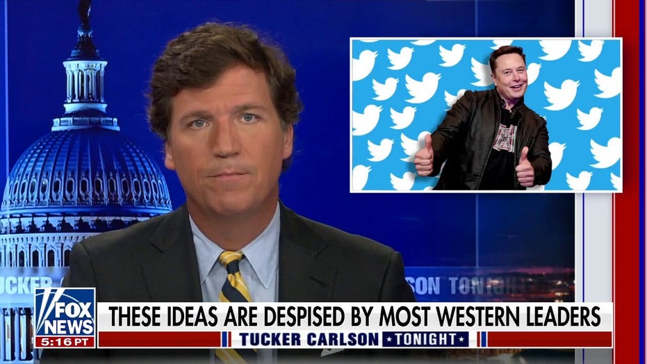 Tucker Carlson: Elon Musk restoring free speech to Twitter would be a threat to the people in charge