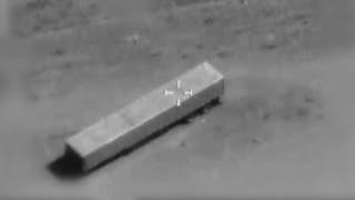 IDF footage shows strike on missile launcher