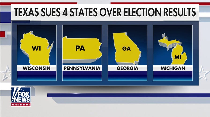 Texas sues key states over election results