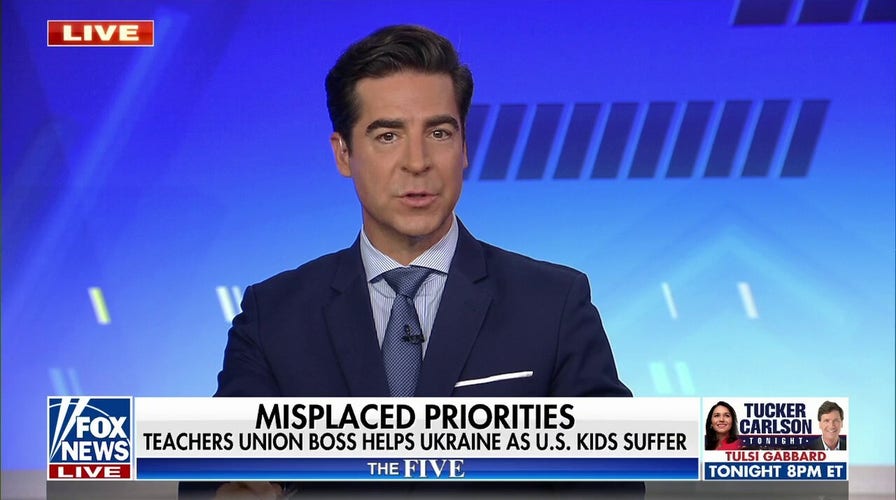 Teachers union president visits Ukraine, accused of having misplaced priorities