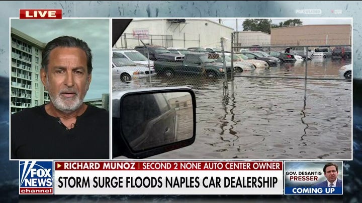 Florida car dealership decimated by Hurricane Ian