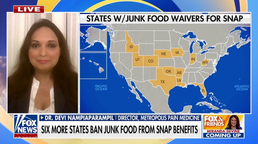 Doctor touts states banning junk food from SNAP benefits amid push for healthier alternatives