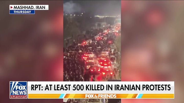 Trump to be briefed on possible intervention in Iran as deadly protests spread