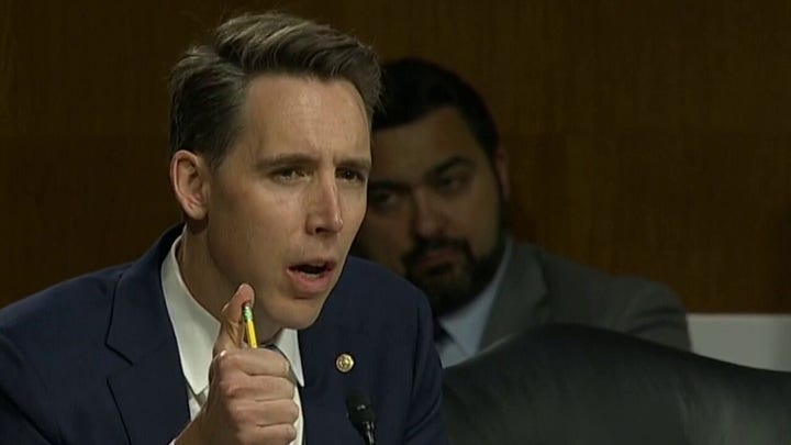 Sen. Hawley responds to viral moment with Berkeley professor regarding term 'woman'