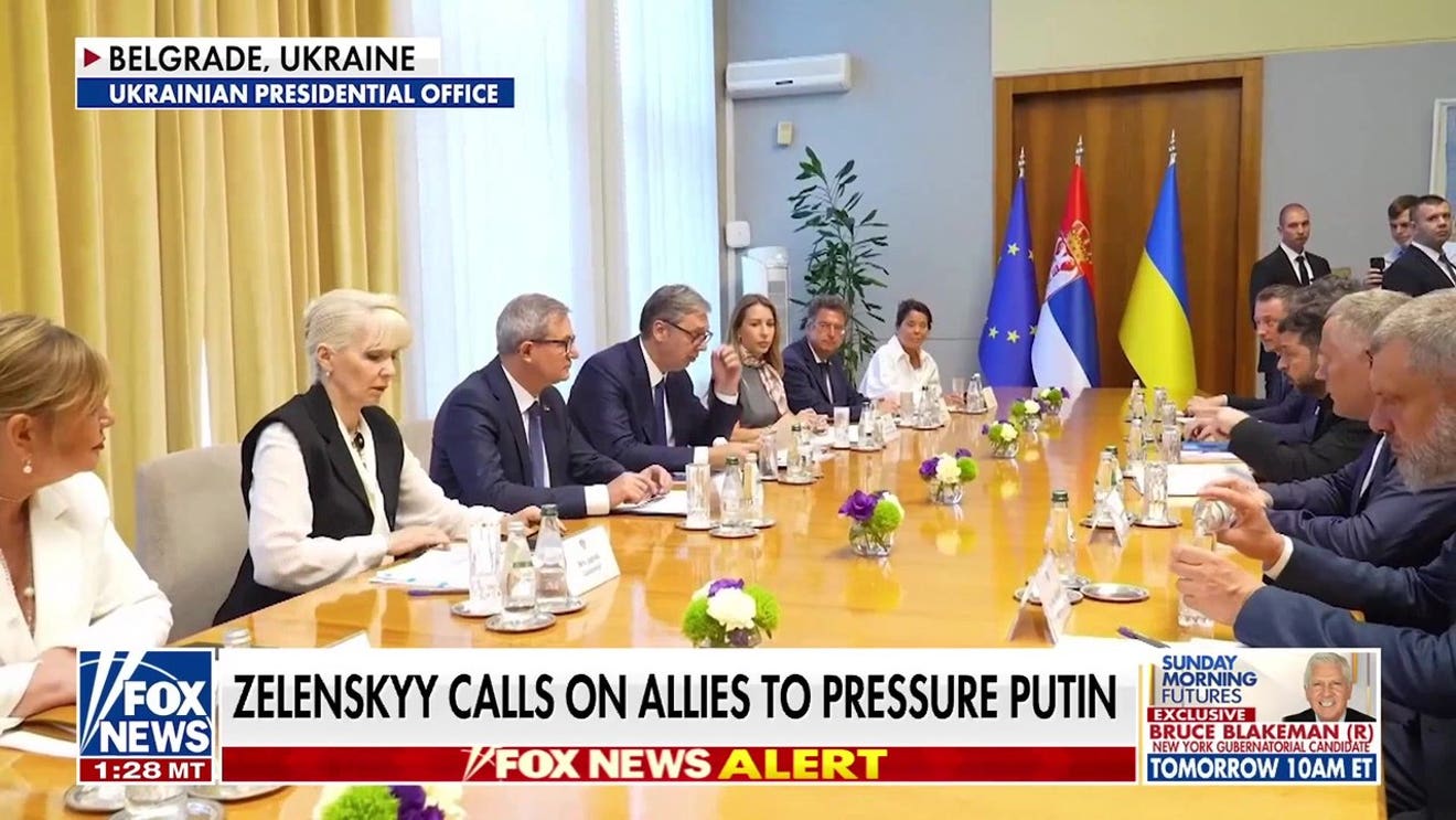 Senate passes sweeping Russian sanctions bill as Zelenskyy meets with allies
