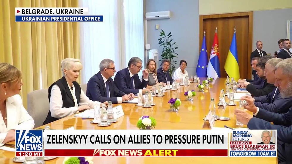 Senate passes sweeping Russian sanctions bill as Zelenskyy meets with allies