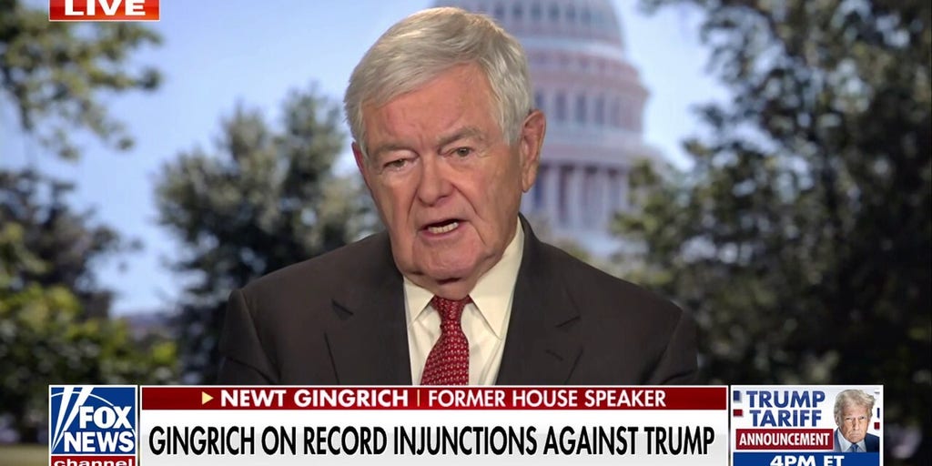 Newt Gingrich sounds alarm on anti-Trump injunctions as possible 'judicial coup d'etat'