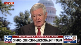 Newt Gingrich sounds alarm on anti-Trump injunctions as possible 'judicial coup d'etat'