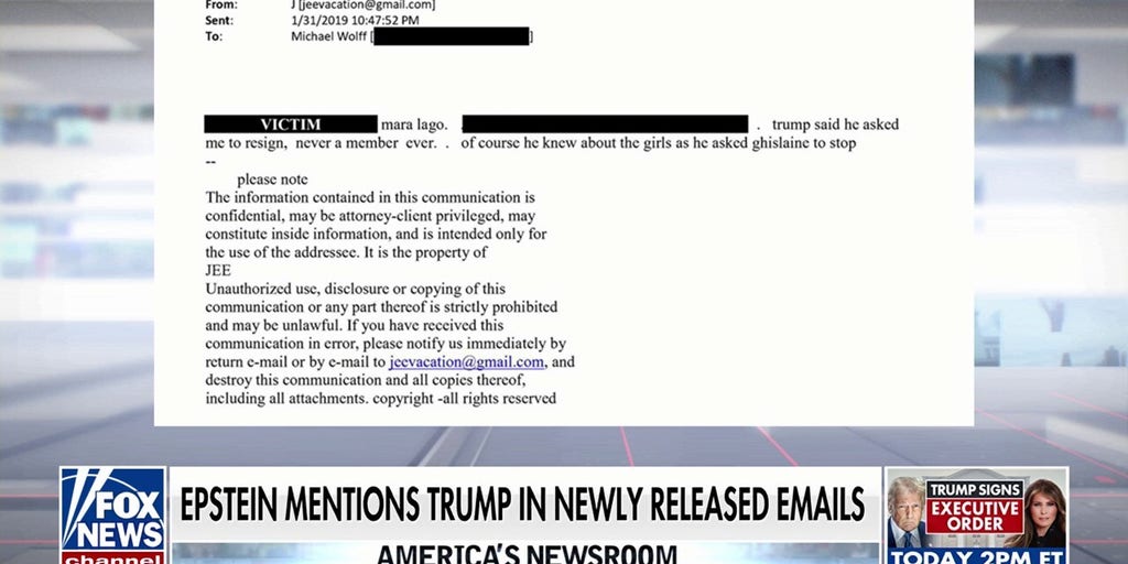 White House accuses Dems of 'selectively' releasing Epstein documents