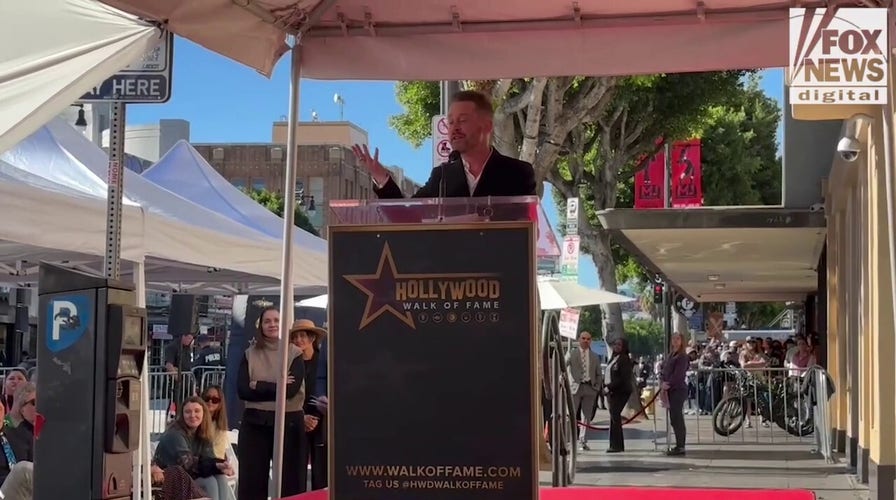 ‘Home Alone’ star Macaulay Culkin gives shout-out to classic film at Hollywood Walk of Fame ceremony
