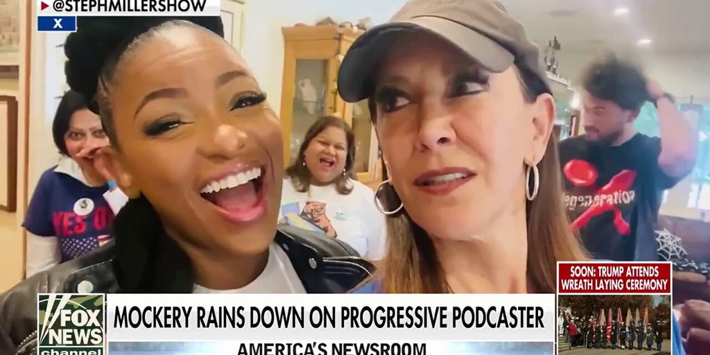 Jasmine Crockett has shoes kissed by left-wing podcaster in 'bizarre' moment