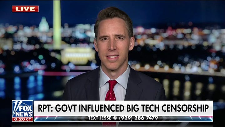 Sen. Josh Hawley: GOP must pledge to protect free speech