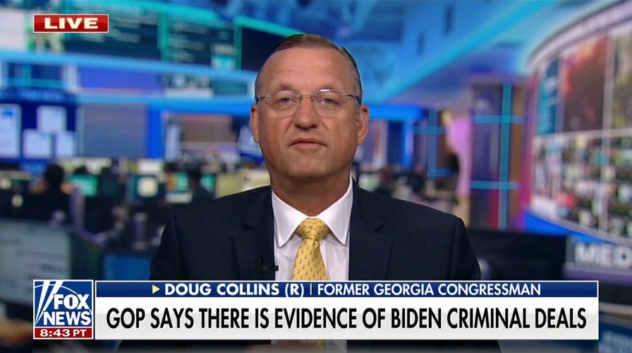 Doug Collins on Biden family claims from GOP: ‘This is what you do when you’re wanting to cover something up’