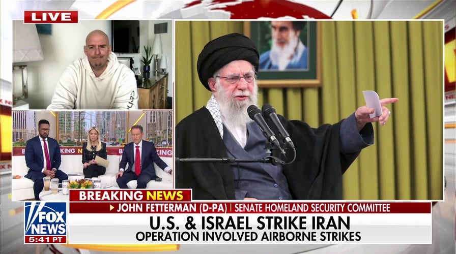 Fetterman breaks with Democrats looking to ban Iran strikes