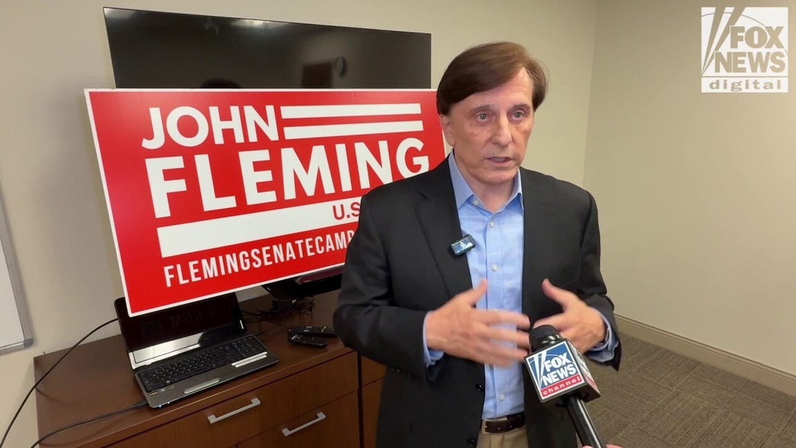 Louisiana Treasurer John Fleming says he is the 'very conservative' candidate in Saturday's Republican Senate primary