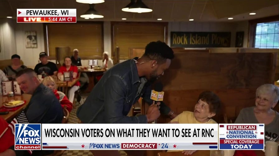Lawrence Jones has ‘Breakfast with Friends’ with Wisconsin voters as RNC kicks off