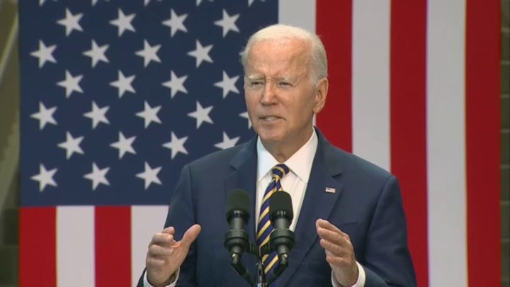 Biden takes aim at ‘MAGAnomics,’ ignores son Hunter’s indictment