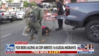 Dramatic immigration raid in Los Angeles caught on video