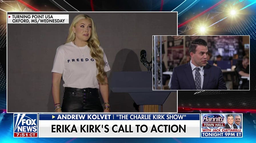 Students ‘stood there captivated’ for 30 minutes listening to Erika Kirk speak: Andrew Kolvet