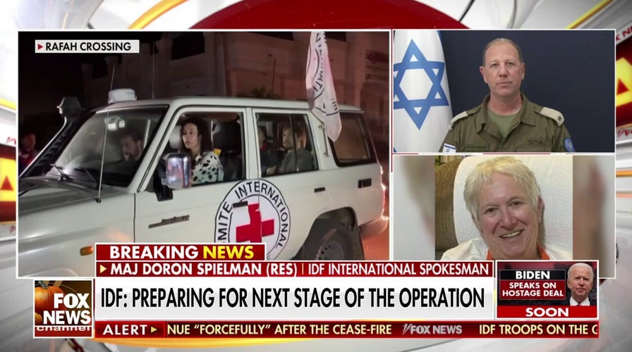 Israel is full of joy, but there are more hostages left: Maj. Doran Spielman