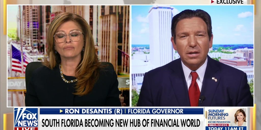 Florida Gov DeSantis addresses wealth migration to Florida, points to 'destructive policies' elsewhere