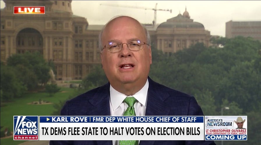 Texas Democrats leaving state to block new voter law a ‘stunt’: Karl Rove