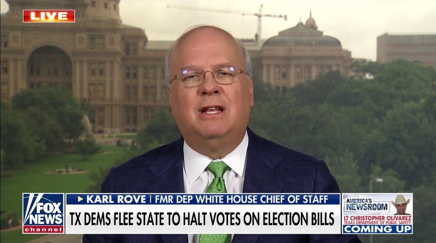 Texas Democrats leaving state to block new voter law a ‘stunt’: Karl Rove