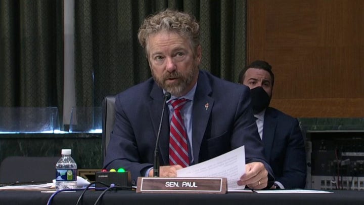 Rand Paul to Dr. Fauci: 'I don’t think you’re end all' for safely opening the economy