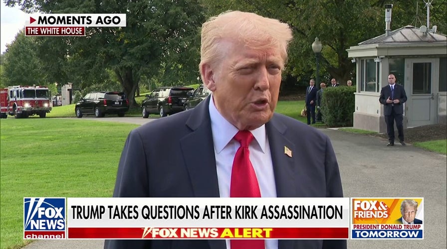 President Trump reveals he has an 'indication' of Kirk assassin's motive