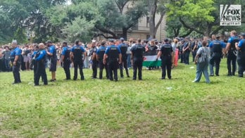 UT Austin student protesters demand police officers get 'off our campus'